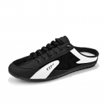 Kevadine Uus Meeste Kingad Mood Metsik Vabaaja Madala Tallaga Sandaalid 2024 Suvine &Otilde;huke Baotou Poolpl&auml;tud Zapatillas Hombre 39 must