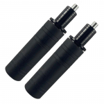 2 tk esihargi raami liugurid ratta kokkup&otilde;rkekaitse alumiiniumist kahvli ratta raami liugurid kokkup&otilde;rkepadjad kokkup&otilde;rkevastane kaitse must