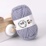 25g Milk Sweet Soft Cotton Baby kudumisvillane l&otilde;ng Paks l&otilde;ng Fiber samet l&otilde;ng K&auml;sitsi kudumine villane heegeldatud l&otilde;ng isetegemise kampsuni jaoks