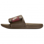 Nike Offcourt Adjust Sandaalid Raudkivi Meeste Tossud Roheline Punane-Sepia Kookospiim DQ9624-005 38.5