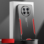 Redmi Note 14 Pro Plus alumiiniumist metallist matt silikoon&uuml;mbris jaoks Redmi Note14 13 Pro+ kaamera objektiivi kaitsev p&otilde;rutuskindel kate Redmi Note 14Pro plus punane