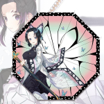 Anime Tokisaki Kurumi Rem kokkupandav vihmavari p&auml;ikesevarju multikas Genshini m&otilde;judeemonitapja p&auml;ikesevarju cosplay rekvisiidid