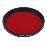 Keermestatud kaamera objektiivi filter t&auml;ispunase v&auml;rvi filtriga optiline klaas Nikoni kaamera objektiivile 52 mm 52mm / 2in