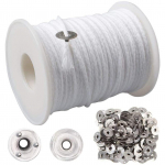 K&uuml;&uuml;nlataht valge 61m 12,5mm l&auml;bim&otilde;&otilde;t 2,6mm alus puuvill alumiiniumsulamist k&uuml;&uuml;nlataht rull jaoks