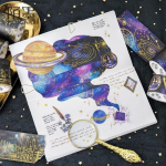 Creative Dream Sky ilutulestiku maskeeriv teip washi isetegemine scrapbooking dekoratiivne kleebis paberteip Random