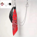 Unisex Hip Hop v&otilde;tmehoidja Jean Rahakott V&ouml;&ouml;kett Rock Punk Ribbon Biker Pear&auml;t Metallist V&ouml;&ouml;kett Aksessuaarid