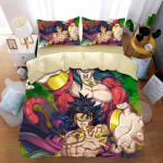 Anime Dragon-Ball Voodipesukomplekt, Goku tekikott, Tekk, Voodikate, Super Saiyani Voodipesukomplekt T&auml;iskasvanutele, Lastele 180x210cm 3pcs