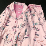 Uus naiste puhkeriiete 2-osaline komplekt Pj komplektid lahtised multifilmid naiste komplektid, 100% puuvillased pidžaamad naistele vabaaja magamisriiete komplekt pidžaama XS