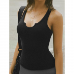 YYFS Naiste mood vabaaja suvekevadine &uuml;hev&auml;rviline prinditud varrukateta sukad Pluusid ja s&auml;rgid XL