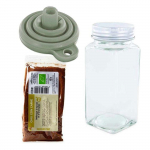 Flacon &agrave; &eacute;pices poudreur + entonnoir + chili con carne 40 g