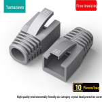 Shanze RJ45 varjestatud kristallpeakate Cat5, Cat6, Cat7 kaablitele 6.5mm 10 pieces/bag HT604 hall v&auml;rv