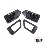 EDP1447 eesmine vasak parem siseukse k&auml;epideme avaja must Citroen Berlingo MK1 1996-2011 Peugeot Partner 1 1996-2015 914394 jaoks