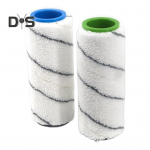 2tk Asendusharja rull Madala m&uuml;ratasemega pestav mikrokiust k&otilde;va p&otilde;randa puhastusrull Karcher FC3D FC5 jaoks hall