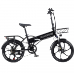 RANDRIDE Electric Folding Bike 48V 12.8Ah City Ebike SHIMANO 7 Speed Dual disc brake EU Warehouse delivery