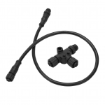 NMEA 2000 Drop magistraalkaabli jaoks T-ga?Pistik 5 kontaktiga veekindel M12 0,5 m Garmini v&otilde;rkude jaoks