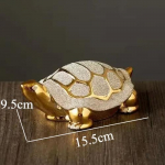 keraamilised kuldsed kilpkonna kaunistused, kodu lauaplaadi loomade dekoratsioonid, v&auml;ikesed k&auml;sit&ouml;&ouml;esemed, feng shui looma mudel Kodu sisustus