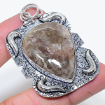 Crazy Lace Agate Handmade 925 Sterling Silver Jewelry Gift Pendant 2.44 g1v13