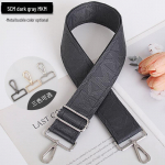 Reguleeritav 5 cm laiune Crossbody kotirihm &ndash; mitmek&uuml;lgne asendus&otilde;larihm tasuta kohaletoimetamisega Bright Silver Buckle