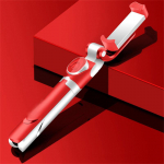 Xt-09 Smartphone Selfie Stick Bluetoothiga &uuml;hilduv juhtimine Reguleeritava k&otilde;rgusega Selfie Stick valge