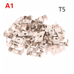 50 tk T5/T8 LED torukinnitusklippe Hoidikuklamber Lambipesa/Laelambi/Valgusti jaoks Kodumasinale