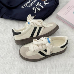 Naiste kingad 2025 s&uuml;gis uus Hongkongi stiilis vabaaja laua pehme tallaga paeltega naiste tossud jalutusk&auml;iguks baleriinad Zapatillas De Mujer 35 beež