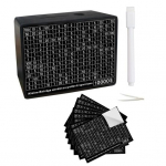 Puidust rahakast sihtnumbriga kleebisega marker pliiats pintsett notsupanga m&uuml;ndi sularahakonteiner