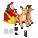 Puhutav j&otilde;uluvana saanidekoratsioon pol&uuml;ester valgustusega v&otilde;imsa ventilaatoriga j&otilde;ulud j&otilde;uluvana ja