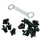 12Pcs Football Boot Spikes Track Shoe Accessories Screw in Comfortable with Wrench Replacement for