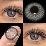 EYESHARE 1Pair/2Pcs Natural Colored Contacts Lenses Blue Eye Contacts Gray Pupils Brown Lenses Green Contact Yearly Color Lenses
