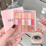 18 color eyeshadow Pearl Shimmer Multi-function Contorting One plate Eyeshadow Palette Waterproof lasting set Daily makeup Women fashion makeup