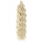 Juuksepikendused Heegeldatud punutised S&uuml;nteetilised Juuksed Afro Curl Hawaii Ombre Lokkis Blond Water Wave Pats Naistele 3Pcs/Lot-24inches