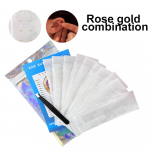 100pcsRose gold Natural Auriculotherapy Stickers for Pain Relief, Anxiety & Sleep