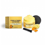 Vitamin C Exfoliating facial mask Turmeric Exfoliating facial mask Improve Pore Deep Cleaning facial mask Apply facial mask