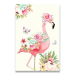 Lill &Uuml;kssarvik Flamingo L&otilde;uend Plakat Seinakunst Lastetuba Print L&otilde;uendimaal P&otilde;hjamaade Dekoratiivne Pilt Beebi Magamistoa Dekoratsioon Ilma raamita 21*30cm