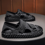 Lamedad sandaalid meeste kingad Ventilatsiooniga rannajalatsid Pehmed ja mugavad meeste sandaalid sise- ja v&auml;listingimustes Unisex Mood Uus 38