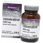 Jaapani reinvarre juureekstrakt ja Resveratrool, Resveratrol 500, Bluebonnet Nutrition 30kaps (70393012) 30vcaps