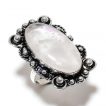 Mystic Topaz Handmade 925 Sterling Silver Jewelry Ring Size 8 i6u15