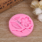 3D toidukvaliteediga silikoonvorm virsiku&otilde;ie koogi kaunistust&ouml;&ouml;riist &scaron;okolaadikomm Jelello k&uuml;psetusvormid