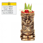Tiki kruusid Keraamilised Hawaii Luau peokruusid Joogin&otilde;ud, Armsad eksootilised kokteiliklaasid, Tiki baar 250-660ml