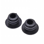 1 paar jalgratta maantee Mtb jalgratta juhtraua otsa lukustatavad pistikud varda k&auml;epidemed korkide katted must