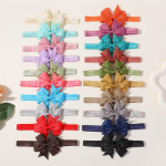 20 tk/komplekt 6,1'' grosgrain-paelast juuksepaelad peapaelad beebit&uuml;drukutele elastne juuksepael vasts&uuml;ndinu v&auml;ikelapse fotorekvisiidid aksessuaarid