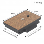 Kaamera Plaat Kiirkinnitusplaat Universaalne Statiivi Plaat Monopodi Kinnitusadapter as the picrture