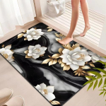 Elegantne 3D-prinditud m&auml;luvahust vannitoamatt libisemiskindla disainiga 600*900mm