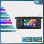 Hizpo 7-tolline 8G 128G AI-h&auml;&auml;lega 2DIN Android Auto raadio BMW 3 E46 M3 318 320 325 330 335 jaoks Carplay 4G NET Automaailma GPS-i intelligentne autoraadio P2CP 4Core 2G 32G AI