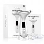 7 V&auml;rvi ja Valgusega Kaela Iluinstrument Kaelajoonekeste V&auml;hendamiseks Kaelahooldus Massaaž T&otilde;stev Pinguldav Nasolaabiaalkurrud Iluinstrument English