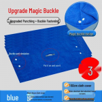 Magic Broom Punch Mop: Thick, Absorbent Wool Cloth for Household Floor Cleaning. 30/60cm