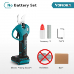 21V juhtmevaba elektriline oksak&auml;&auml;rid harjadeta l&otilde;ikur 2 k&auml;iku t&otilde;hus viljapuu bonsai okste l&otilde;ikamine Makita aku jaoks pin-kinnitus Without Battery