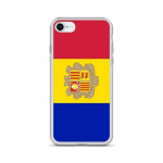 Coque iPhone - Andorre - SE 2020 - Souple - Mitmev&auml;rviline - Disain Drapeau