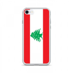 Coque pour iPhone - PIXELFORMA - iPhone 8 - Drapeau du Liban - Silikoonsupp - Kaitse vastupidav