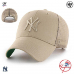 47 Brand Trucker Cap - BRANSON New York Yankees khaki